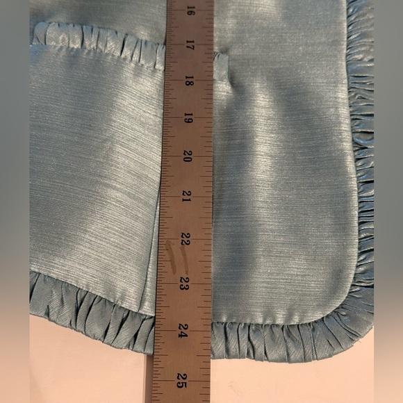 NWT Kasper Women’s 3 Piece Skirt Set Size 14 Petite Turquoise/Light Green - Picture 11 of 16